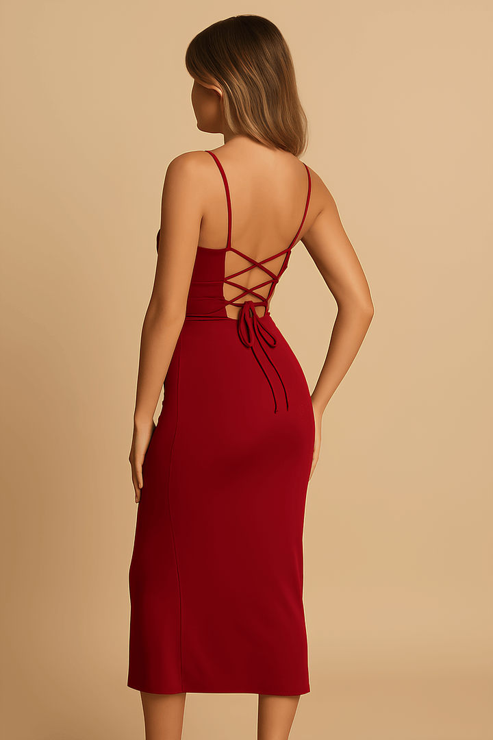 Red Wedding Guest Dress